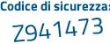 Il Codice di sicurezza è 6331 continua con 84e il tutto attaccato senza spazi