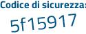 Il Codice di sicurezza è bZ3fb59 il tutto attaccato senza spazi