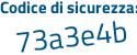 Il Codice di sicurezza è 1 segue 5565f6 il tutto attaccato senza spazi