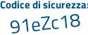 Il Codice di sicurezza è ec8b16e il tutto attaccato senza spazi