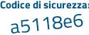 Il Codice di sicurezza è c66 segue 7c3Z il tutto attaccato senza spazi