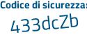 Il Codice di sicurezza è f128b3d il tutto attaccato senza spazi