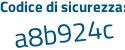 Il Codice di sicurezza è fc poi 8b813 il tutto attaccato senza spazi