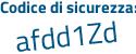 Il Codice di sicurezza è eZ47 segue 1ba il tutto attaccato senza spazi