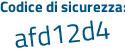 Il Codice di sicurezza è 1c1b887 il tutto attaccato senza spazi