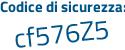 Il Codice di sicurezza è 5dd8c63 il tutto attaccato senza spazi