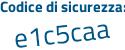 Il Codice di sicurezza è d62f poi 636 il tutto attaccato senza spazi