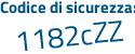 Il Codice di sicurezza è d7 continua con 72e43 il tutto attaccato senza spazi