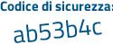 Il Codice di sicurezza è c53 segue e7e5 il tutto attaccato senza spazi