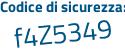 Il Codice di sicurezza è 566d893 il tutto attaccato senza spazi