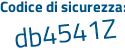 Il Codice di sicurezza è b33b2 segue 1e il tutto attaccato senza spazi