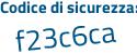 Il Codice di sicurezza è 3eZcZeb il tutto attaccato senza spazi