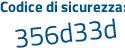 Il Codice di sicurezza è d919c12 il tutto attaccato senza spazi