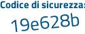 Il Codice di sicurezza è 8d segue d48a5 il tutto attaccato senza spazi