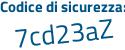 Il Codice di sicurezza è 287757e il tutto attaccato senza spazi