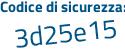 Il Codice di sicurezza è 4 poi 469526 il tutto attaccato senza spazi