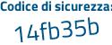 Il Codice di sicurezza è d6 segue 4184b il tutto attaccato senza spazi