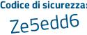 Il Codice di sicurezza è d poi 7e89bf il tutto attaccato senza spazi