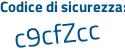 Il Codice di sicurezza è fZ continua con b7577 il tutto attaccato senza spazi