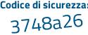 Il Codice di sicurezza è ec8d3a7 il tutto attaccato senza spazi