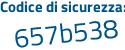 Il Codice di sicurezza è c235 segue 378 il tutto attaccato senza spazi