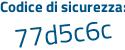 Il Codice di sicurezza è 23Za2 poi f8 il tutto attaccato senza spazi