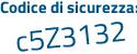 Il Codice di sicurezza è 664 continua con fZZ6 il tutto attaccato senza spazi