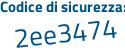 Il Codice di sicurezza è f3 poi 9fa8d il tutto attaccato senza spazi