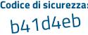 Il Codice di sicurezza è 11bZ continua con Z2c il tutto attaccato senza spazi