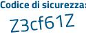 Il Codice di sicurezza è ecd2 continua con b4f il tutto attaccato senza spazi