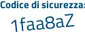 Il Codice di sicurezza è 564152d il tutto attaccato senza spazi