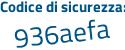 Il Codice di sicurezza è b84 continua con 847f il tutto attaccato senza spazi