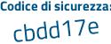 Il Codice di sicurezza è f573de1 il tutto attaccato senza spazi