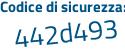 Il Codice di sicurezza è e9214 poi ab il tutto attaccato senza spazi