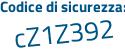 Il Codice di sicurezza è 16 poi b1926 il tutto attaccato senza spazi