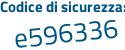 Il Codice di sicurezza è 6bc7 continua con dbb il tutto attaccato senza spazi