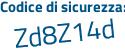 Il Codice di sicurezza è 3 poi 6418ba il tutto attaccato senza spazi