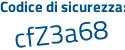 Il Codice di sicurezza è 495 continua con 23Ze il tutto attaccato senza spazi