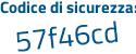 Il Codice di sicurezza è 8b segue 37fde il tutto attaccato senza spazi