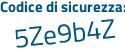 Il Codice di sicurezza è edac poi d88 il tutto attaccato senza spazi