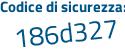 Il Codice di sicurezza è 21d6 poi 2d3 il tutto attaccato senza spazi