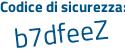 Il Codice di sicurezza è c41 segue 5e55 il tutto attaccato senza spazi