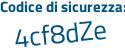 Il Codice di sicurezza è 436 poi b179 il tutto attaccato senza spazi