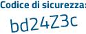 Il Codice di sicurezza è a5 poi c89d6 il tutto attaccato senza spazi