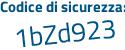 Il Codice di sicurezza è f7ea5 continua con 39 il tutto attaccato senza spazi