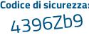 Il Codice di sicurezza è fZ3b segue 65d il tutto attaccato senza spazi