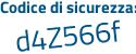 Il Codice di sicurezza è 36d9 continua con 8Z4 il tutto attaccato senza spazi