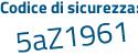 Il Codice di sicurezza è 2bc7caZ il tutto attaccato senza spazi