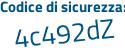 Il Codice di sicurezza è 6fZbfbe il tutto attaccato senza spazi