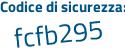 Il Codice di sicurezza è 33f515d il tutto attaccato senza spazi